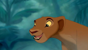 - Hey, what's goin' on here? Who's the monkey?
- Simba went back to challenge Scar.
- Who?
- Scar.
- Who's got a scar?
- No, it's his uncle.
- The monkey's his uncle?
