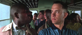 - My given name is Benjamin Buford Blue. People call me Bubba. Just like one of them old redneck boys. Can you believe that?
- My name's Forrest Gump. People call me Forrest Gump. 