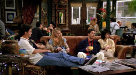 <b>Joey Tribbiani:</b> - All right, Ross. Look, you're feeling a lot of pain right now. You're angry. You're hurting. Can I tell you what the answer is? Strip joints! Come on, you're single. Have some hormones.
<b>Ross Geller:</b> - See, but I don't want to be single, okay? I just wanna be married again.
<b>Chandler Bing:</b> - And I just want a million dollars!