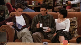 - Darn it, we're all out of milk.
- Chandler, will you fill me up here?