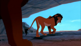 - Don't turn your back on me, Scar.
- Oh, no, Mufasa. Perhaps you shouldn't turn your back on me.
