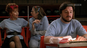 - Fuck you how I talk. I'll talk any fucking way I feel like. This is my fucking bowling night. Who the fuck are you to spoil it by telling me you love me?
- She really likes this guy.