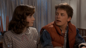 - You know, Marty, you look so familiar to me. Do I know your mother?
- Yeah, I think maybe you do.
