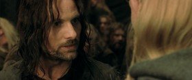 - Look at them. They're frightened. I can see it in their eyes. And they should be. Three hundred against ten thousand!
- They have a better chance defending themselves here than in Edoras.
- They cannot win this fight! They are all going to die! 
- Then I shall die as one of them!