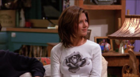 <b>Ross Geller:</b> - We're all adults here. There's only one way to resolve this. Since you saw her boobies you have to show her your pee-pee.
<b>Chandler Bing:</b> - You know, I don't see that happening.
<b>Rachel Green:</b> - Come on. He's right. Tit for tat.
<b>Chandler Bing:</b> - Well, I'm not showing you my tat!