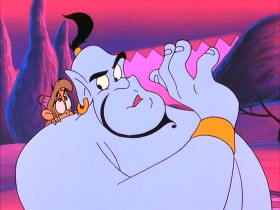 Don't worry, Abu. He's a genie, and genies can't kill anyone. But you'd be surprised what you can live through.
