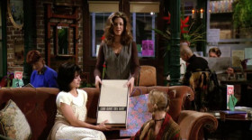 <b>Rachel Green:</b> - Guess what.
<b>Ross Geller:</b> - You got a job?
<b>Rachel Green:</b> - Are you kidding? I'm trained for nothing. I was laughed out of 12 interviews today.
<b>Chandler Bing:</b> - Yet you're surprisingly upbeat.
<b>Rachel Green:</b> - Well, you would be too if you found Joan and David boots on sale... 50 percent off.
<b>Chandler Bing:</b> - Oh, how well you know me.
<b>Rachel Green:</b> - They're my new "I don't need a job or my parents. I've got great boots" boots.